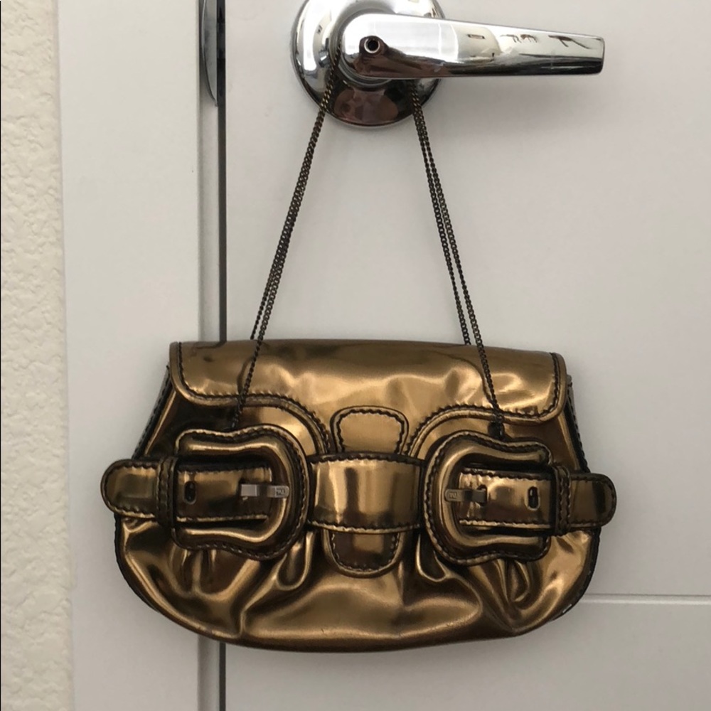Metallic Gold Fendi Bag